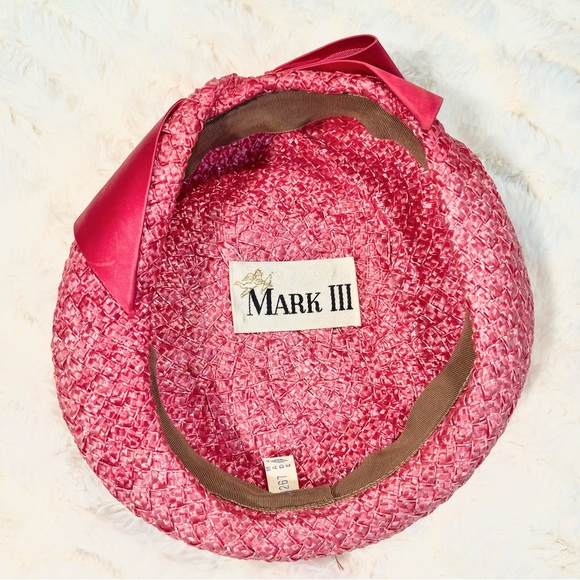 Vintage Mark III Raspberry Pink Woven Hat - Picture 5 of 11